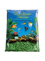 Pure Water Pebbles Aquarium Gravel - Emerald Green - 5 lbs (3.1-6.3 mm Grain)