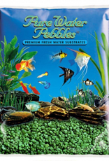 Pure Water Pebbles Aquarium Gravel - Emerald Green - 5 lbs (3.1-6.3 mm Grain)