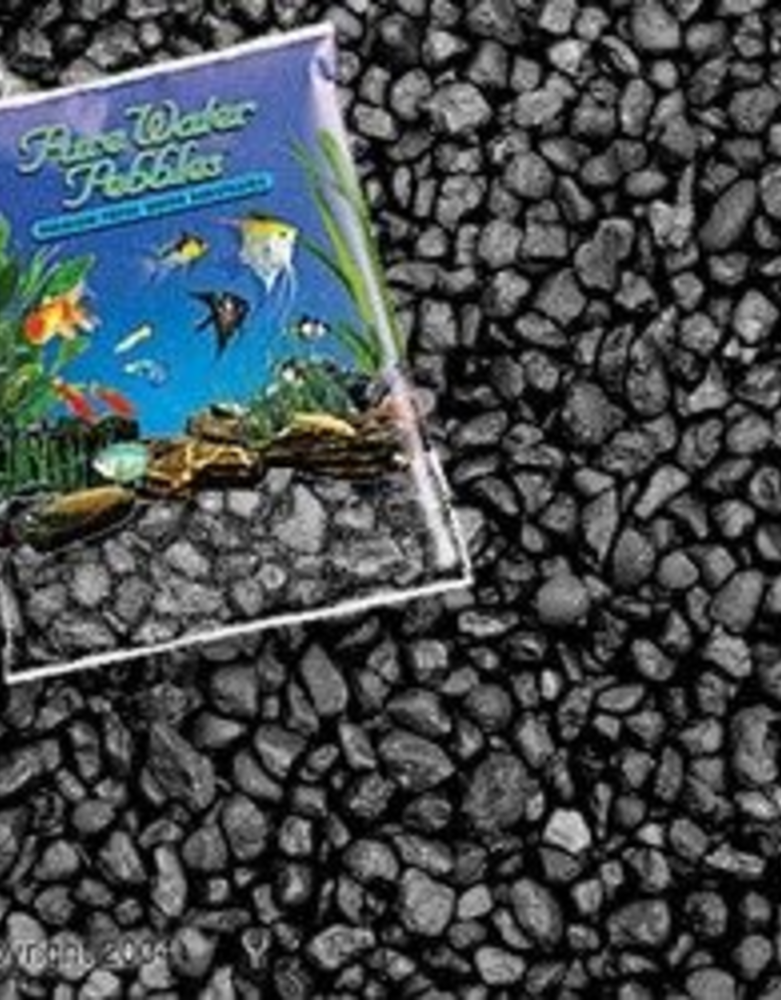 Pure Water Pebbles Aquarium Gravel - Jet Black, 5 lb