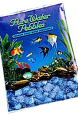 Pure Water Pebbles Aquarium Gravel - Marine Blue  5 lbs (3.1-6.3 mm Grain)
