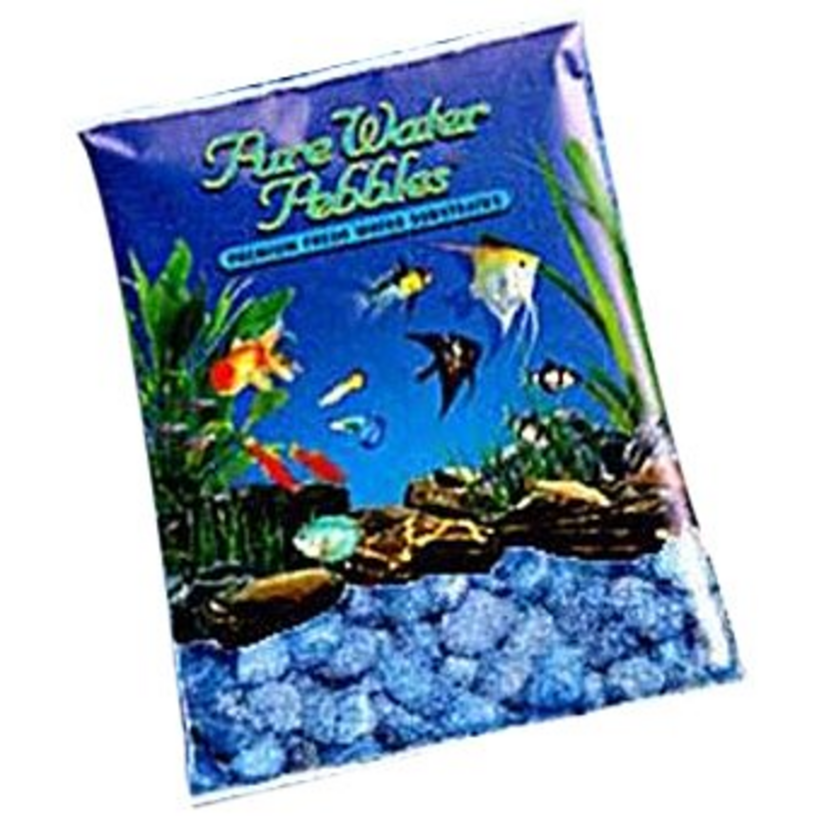 Pure Water Pebbles Aquarium Gravel - Marine Blue  5 lbs (3.1-6.3 mm Grain)