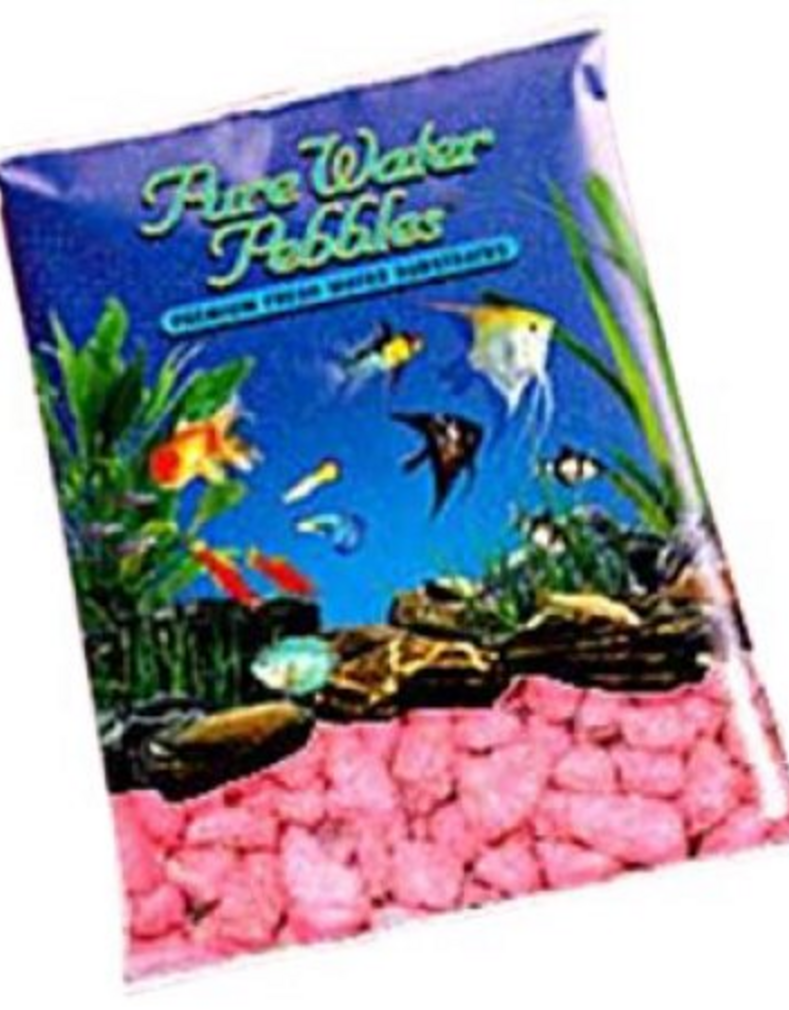 Pure Water Pebbles Aquarium Gravel - Neon Pink  5 lbs (3.1-6.3 mm Grain)