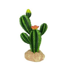Komodo Komodo Cactus Flower Reptile Ornament, Green - 9"