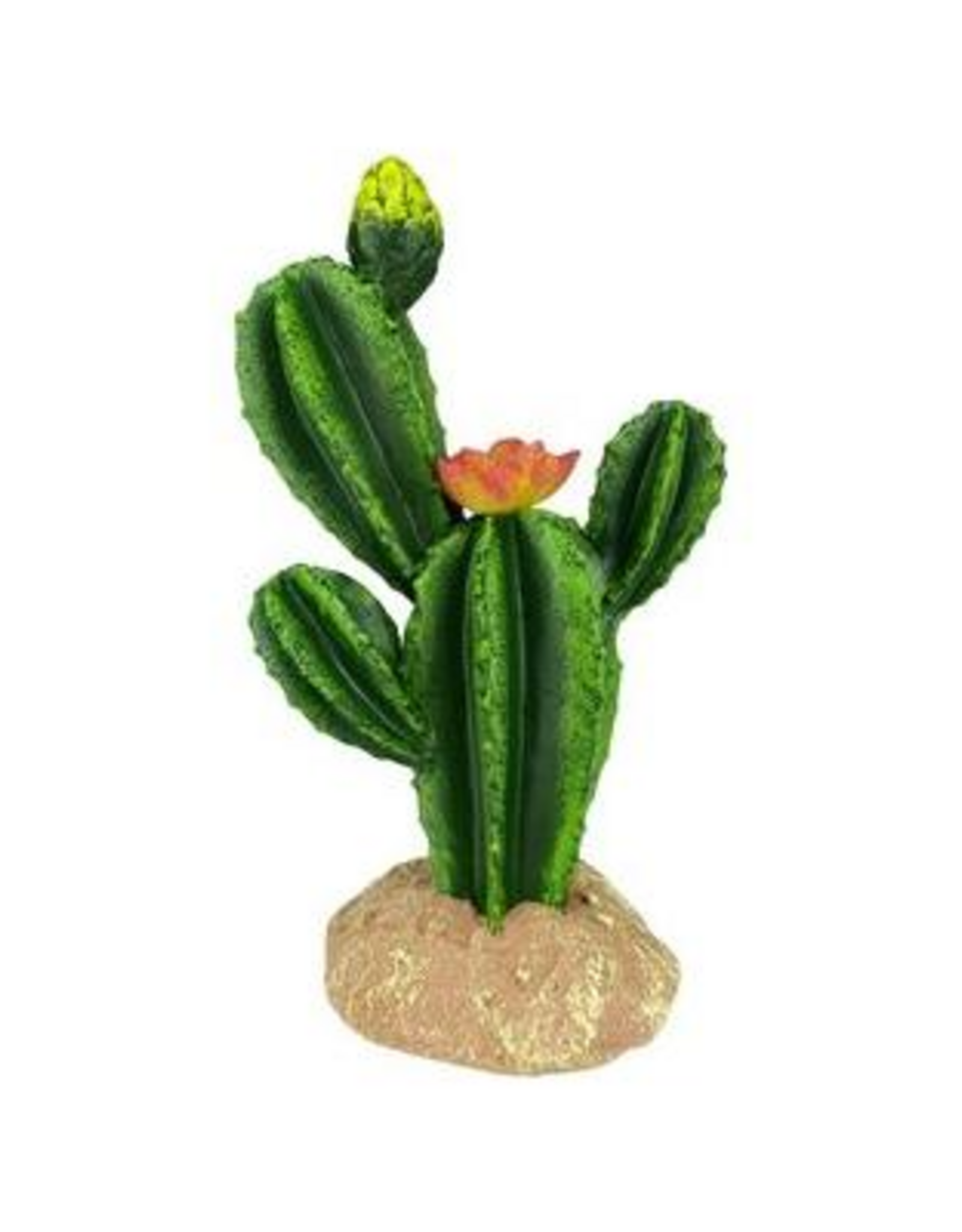 Komodo Komodo Cactus Flower Reptile Ornament, Green - 9"