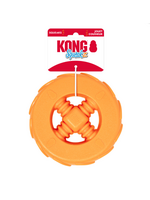 KONG KONG Squeakz Wheel Dog Toy Orange Large
