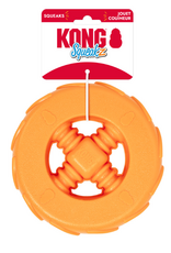 KONG KONG Squeakz Wheel Dog Toy Orange Large