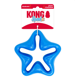 KONG KONG Squeakz Star Dog Toy Blue Medium