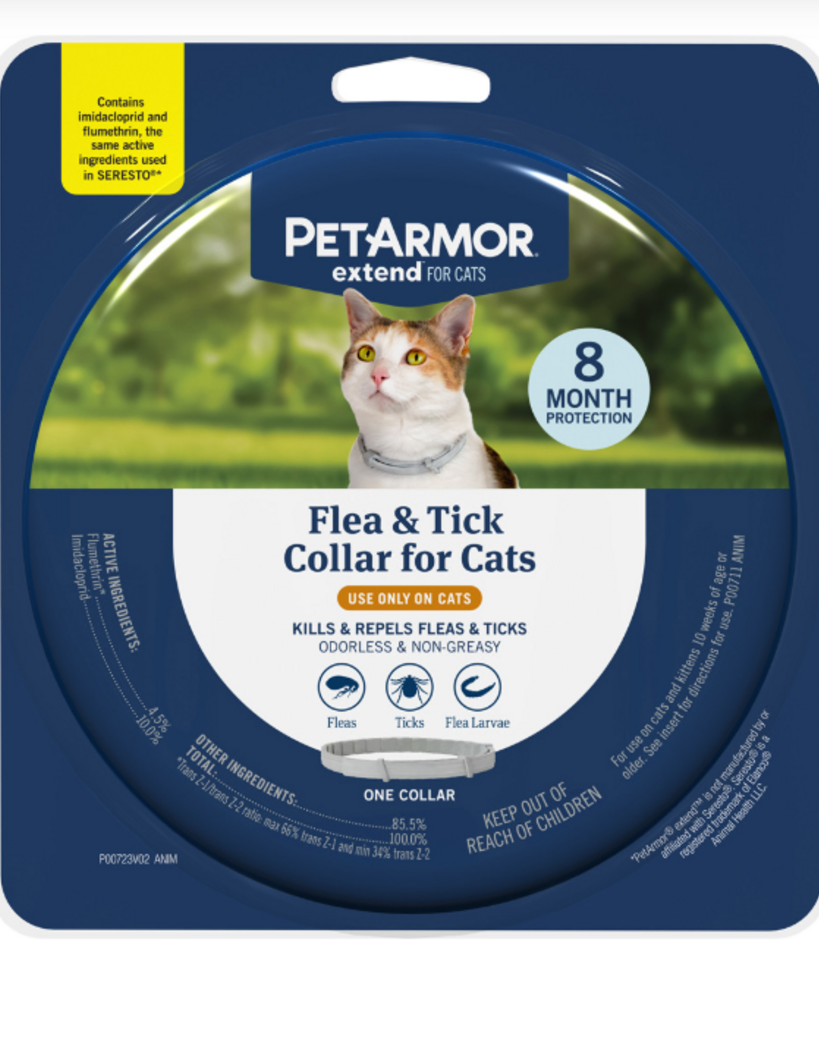 petiq Petarmor Extend Flea and Tick Collar for Cats