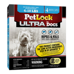 petiq Petlock Ultra Flea & Tick Control for Dogs 5-10lbs 4ct
