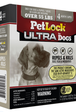 petiq Petlock Ultra Flea & Tick Control for Dogs  Over 55lbs 4ct