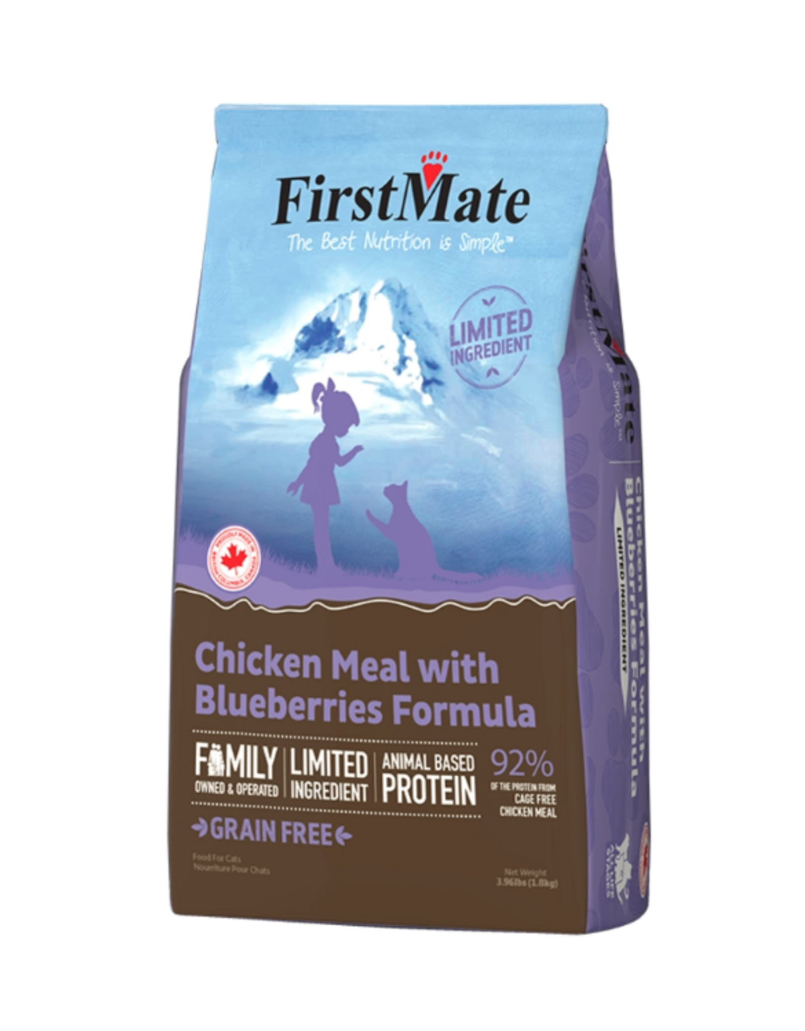 Firstmate FirstMate Grain Free Dry Cat Food Chicken Meal with Blueberries - 3.96 lb