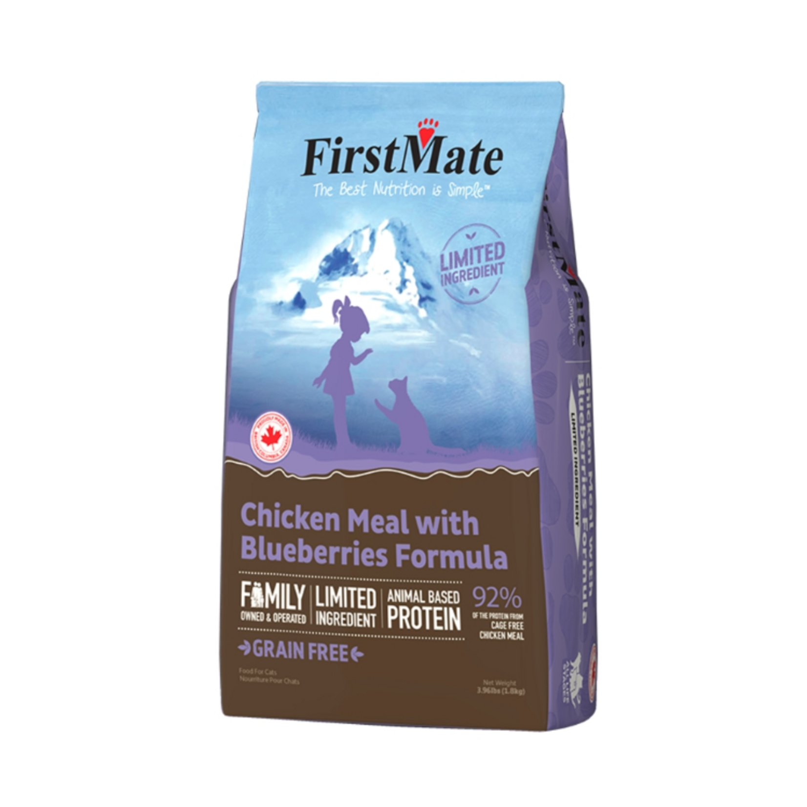 Firstmate FirstMate Grain Free Dry Cat Food Chicken Meal with Blueberries - 3.96 lb