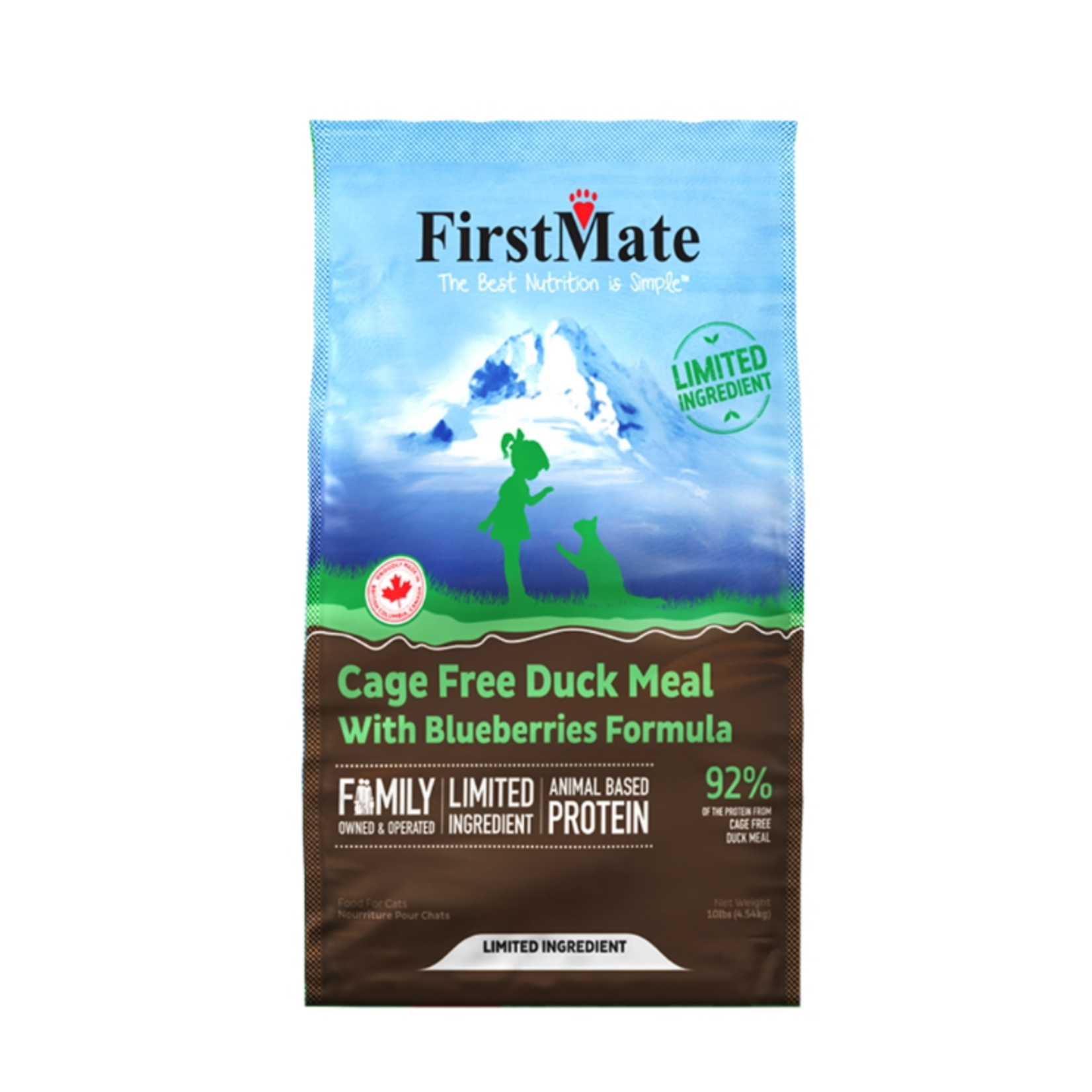 Firstmate FirstMate Grain Free Dry Cat Food Duck Meal with Blueberries - 10 lb
