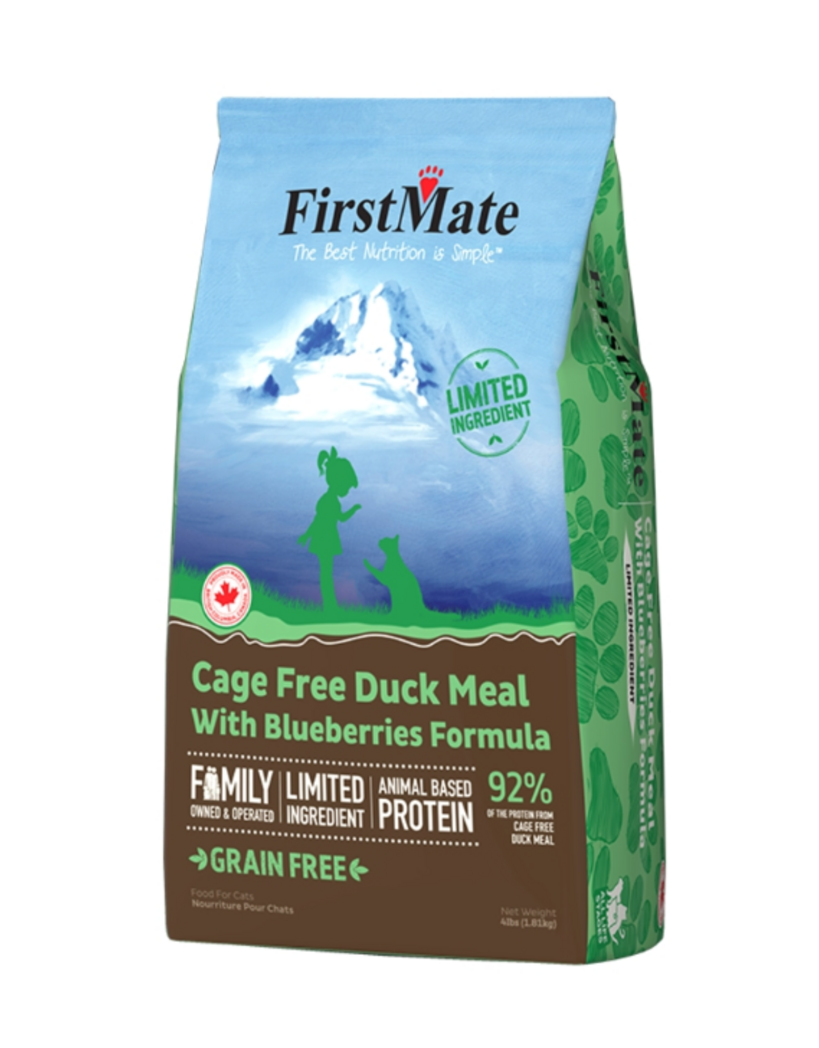 Firstmate FirstMate Grain Free Duck Meal with Blueberries Cat 3.96#