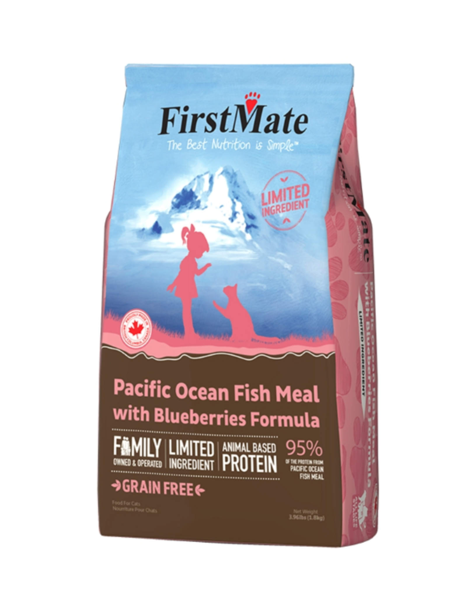Firstmate FirstMate Grain Free Dry Cat Food Ocean Fish Meal with Blueberries - 3.96 lb