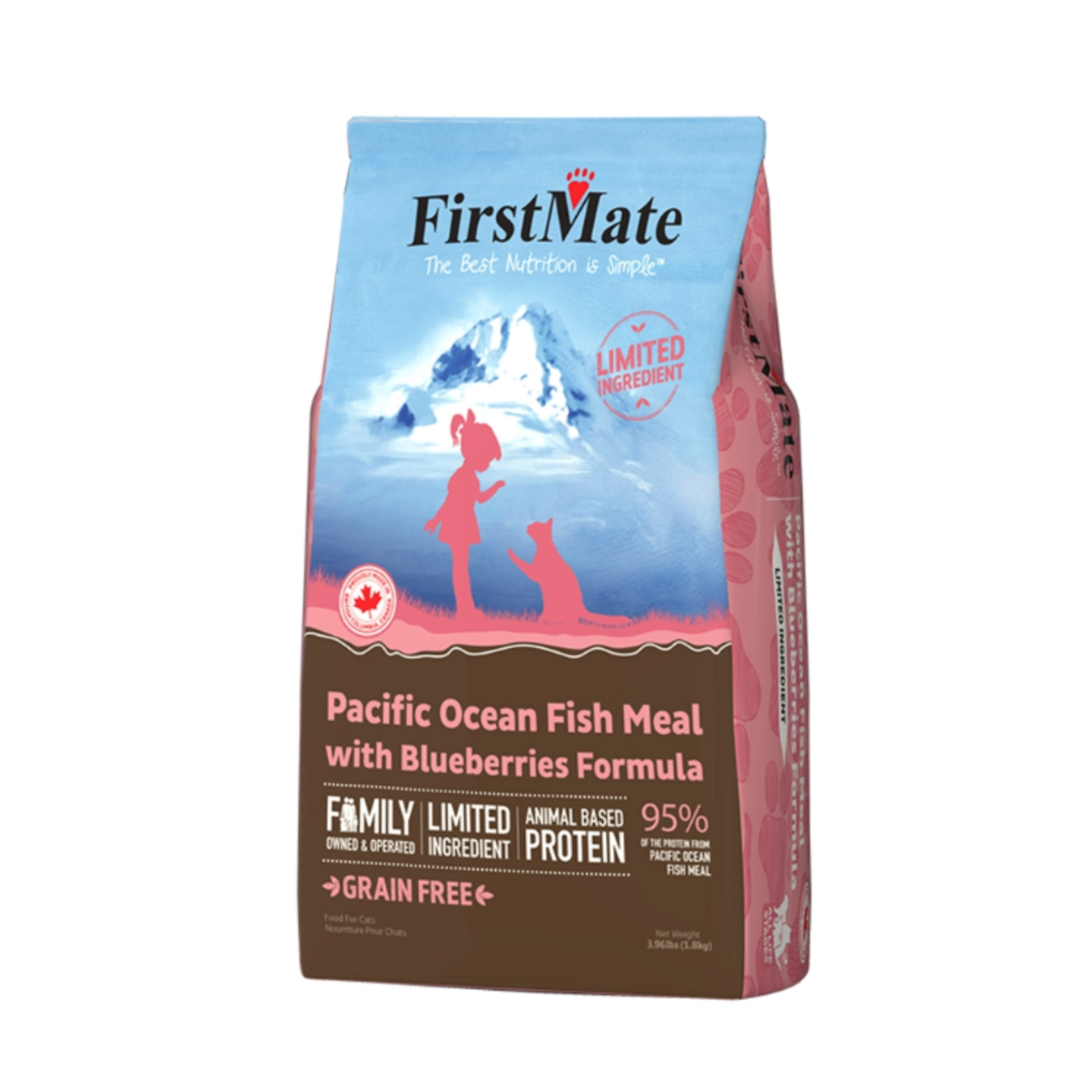 Firstmate FirstMate Grain Free Dry Cat Food Ocean Fish Meal with Blueberries - 3.96 lb