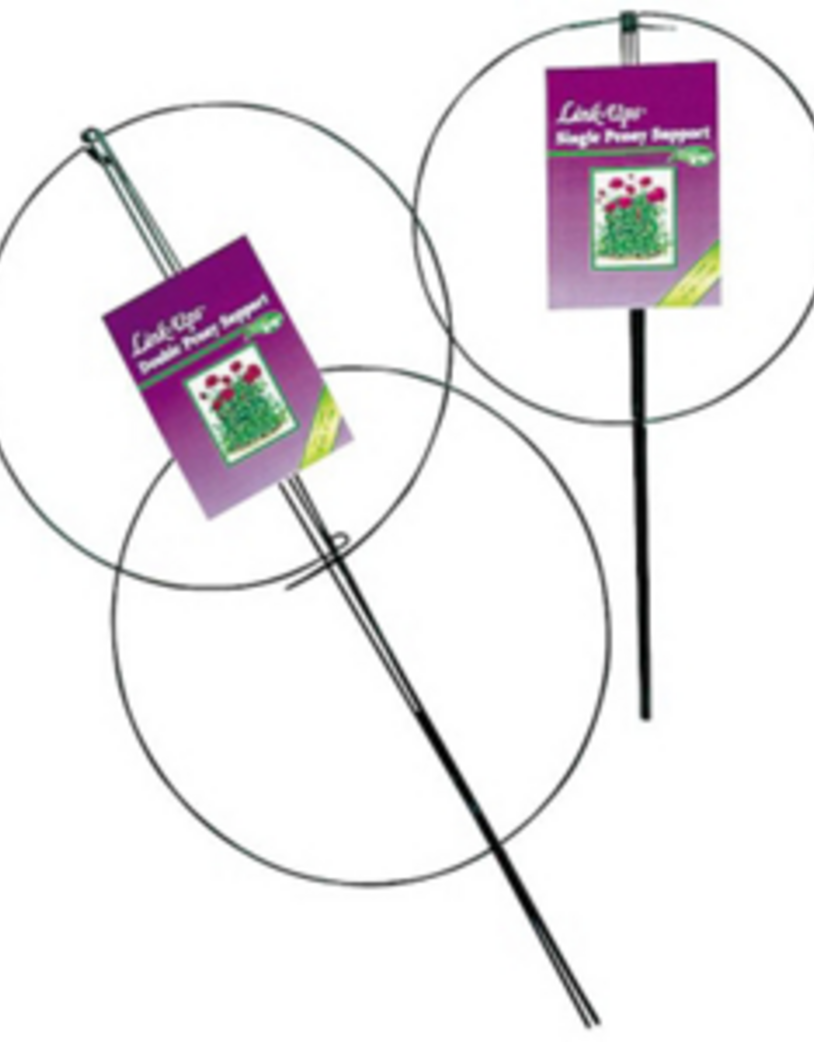 Luster Leaf Inc Single Flower Support, Green, 14" X 24"