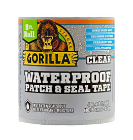 Gorilla GORILLA Patch & Seal TAPE CLEAR - 4" X 8'