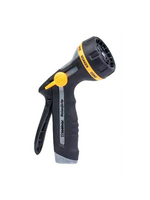 Melnor Melnor RelaxGrip 8 Pattern Adjustable Metal Hose Nozzle - Black/Yellow