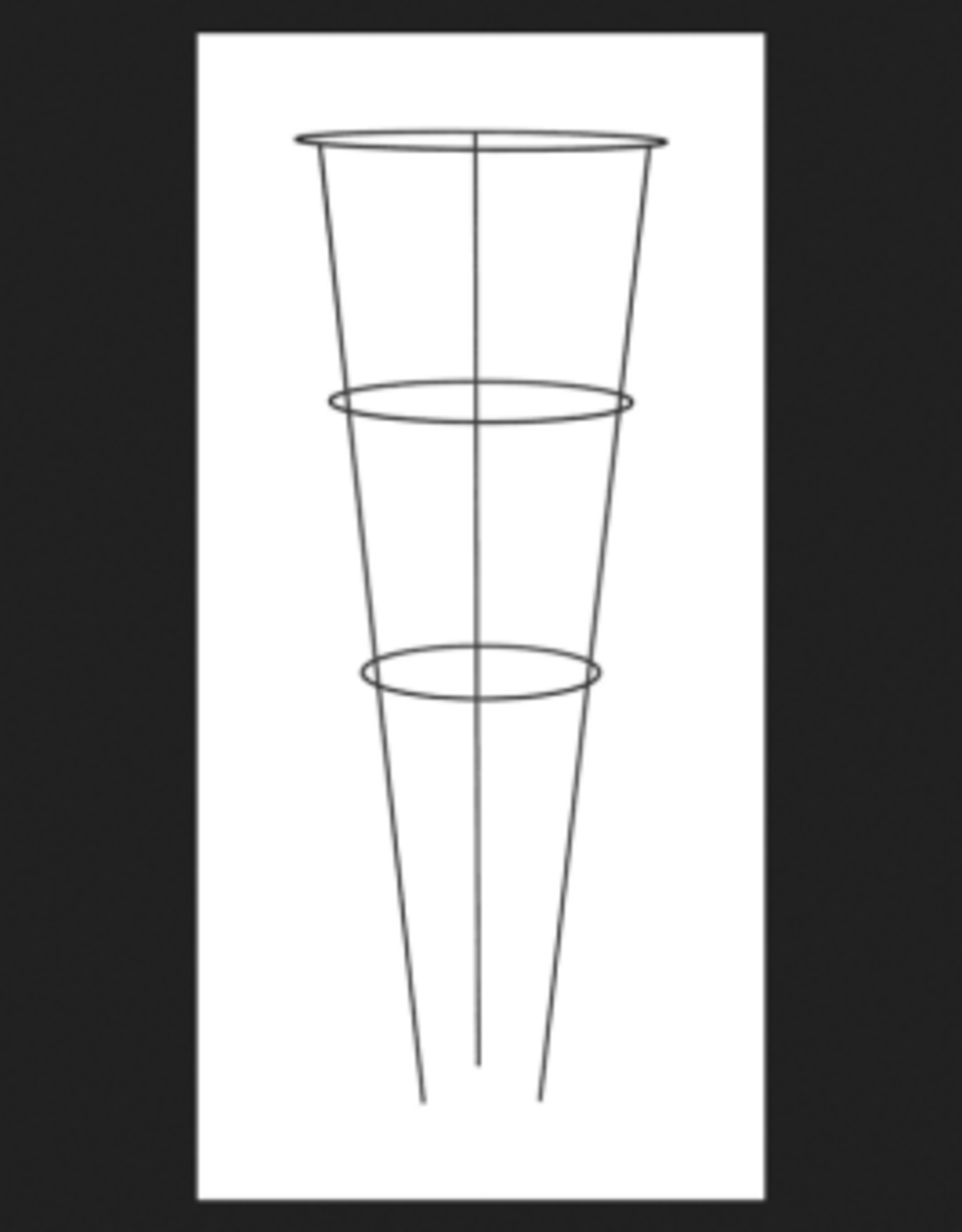 Panacea Panacea Vivid Assorted Steel Tomato Cage - 42 in. H x 16 in. W