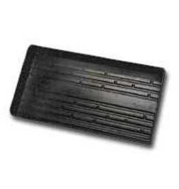 Jiffy Jiffy Tray Plastic Plant Tray, 11 x 22, Black