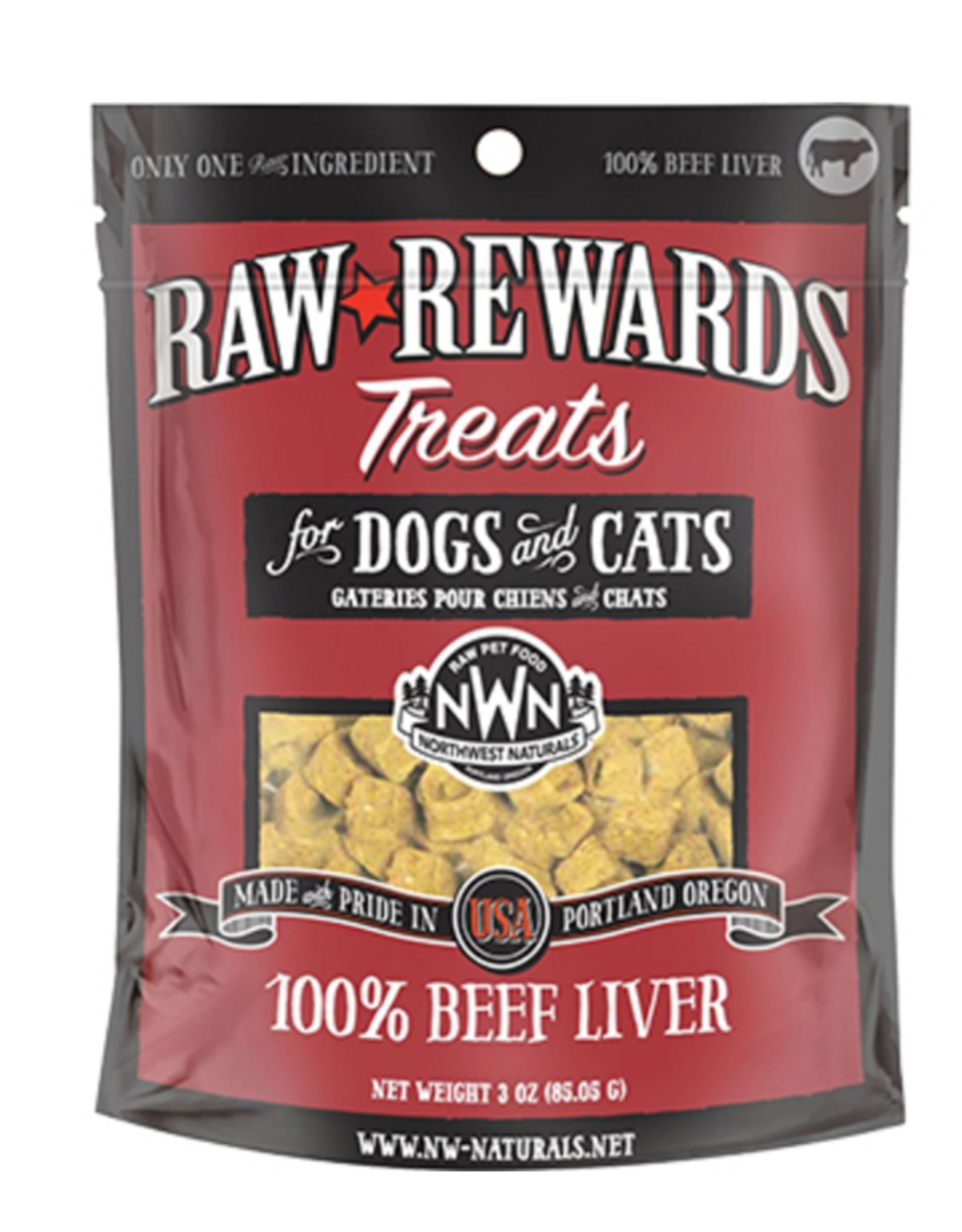 Northwest Naturals Northwest Naturals Dog Cat Freeze Dried Treat BEEF LIVER 3 OZ