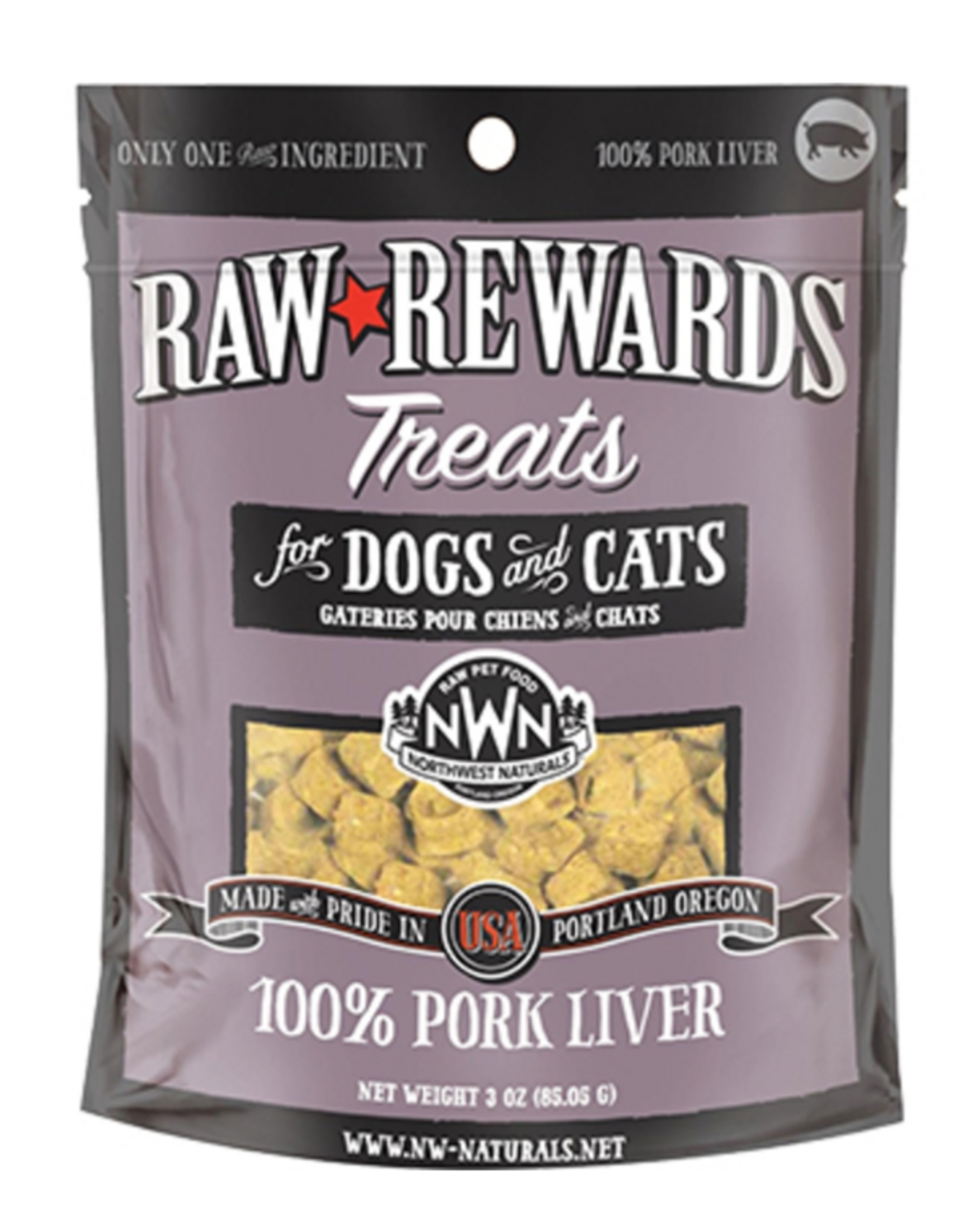 Northwest Naturals Northwest Naturals Dog Cat Freeze Dried Treat PORK LIVER 3 OZ