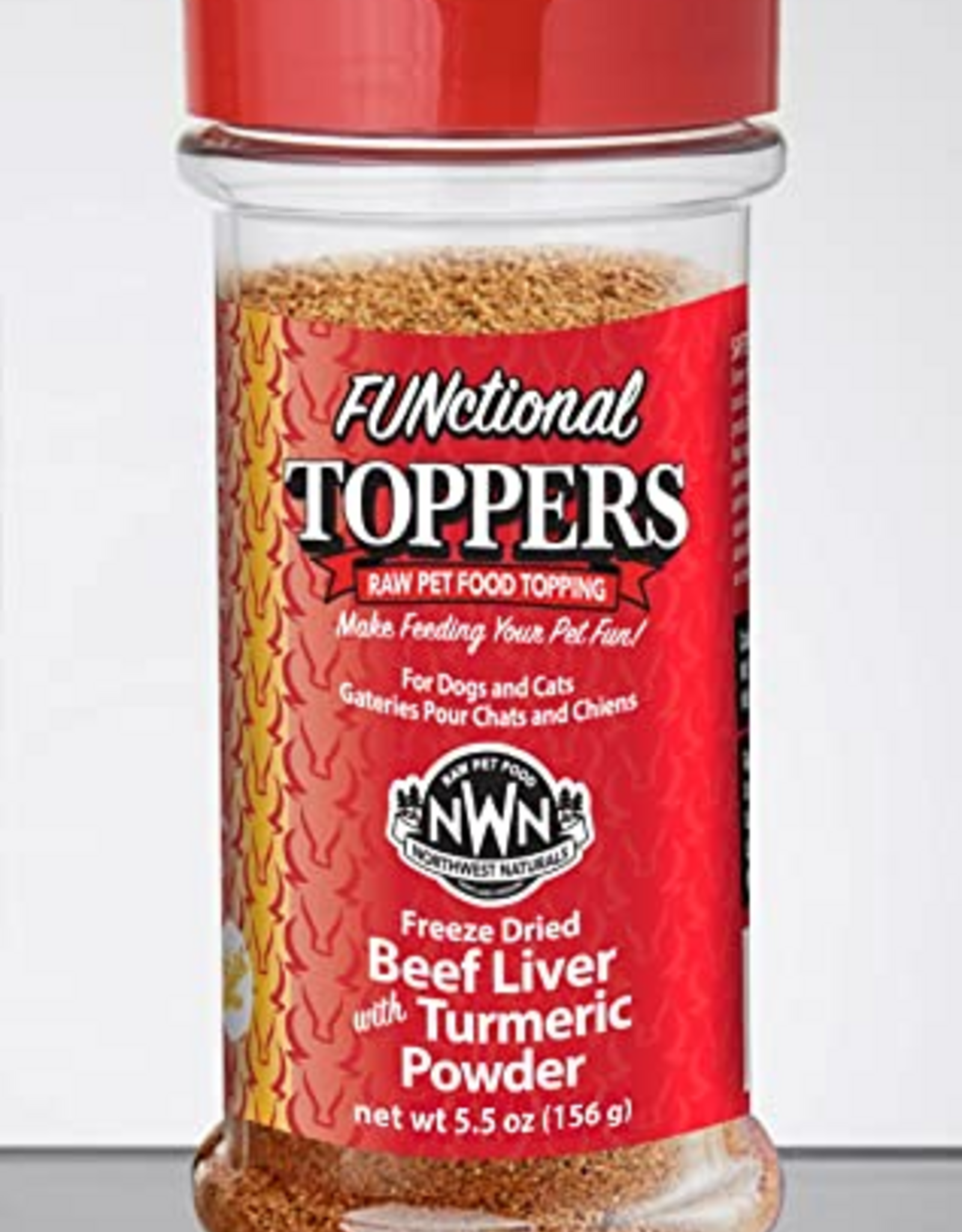 Northwest Naturals Northwest Naturals Dog Cat Functional Toppers Freeze Dried Beef Liver with Turmeric 4.5 oz