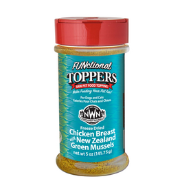 Northwest Naturals Northwest Naturals Dog Cat Functional Toppers Freeze Dried CHICKEN WITH GREEN MUSSELS 5 OZ