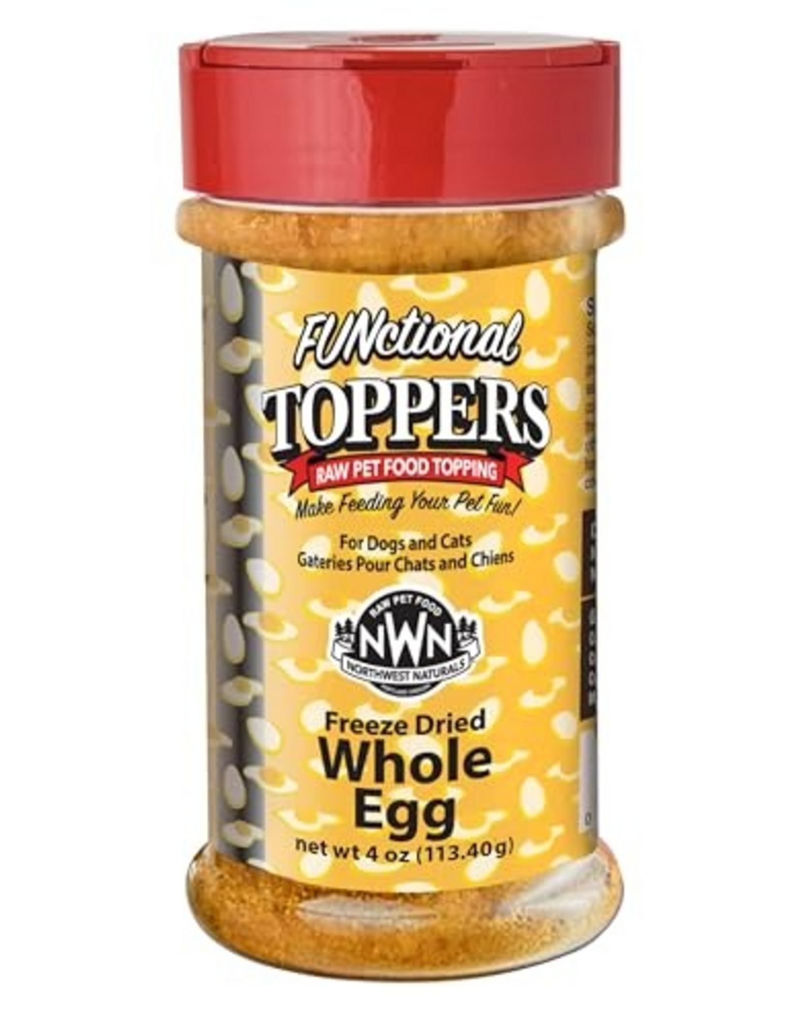 Northwest Naturals Northwest Naturals Dog Cat Functional Toppers Freeze Dried WHOLE EGG 4 OZ