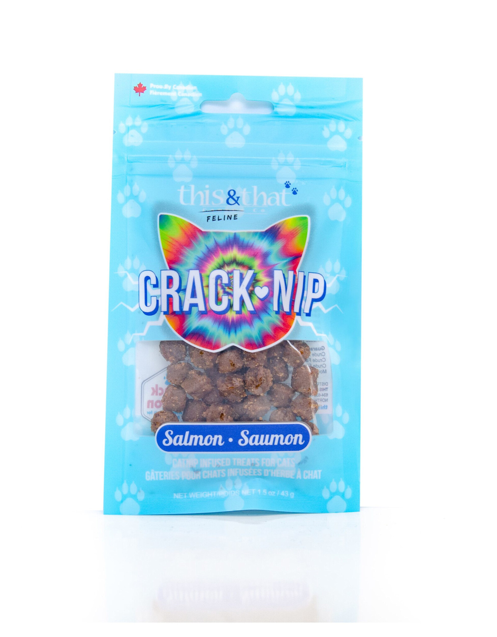 This & That Crack-Nip Cat Treats - Salmon - 1.5 oz