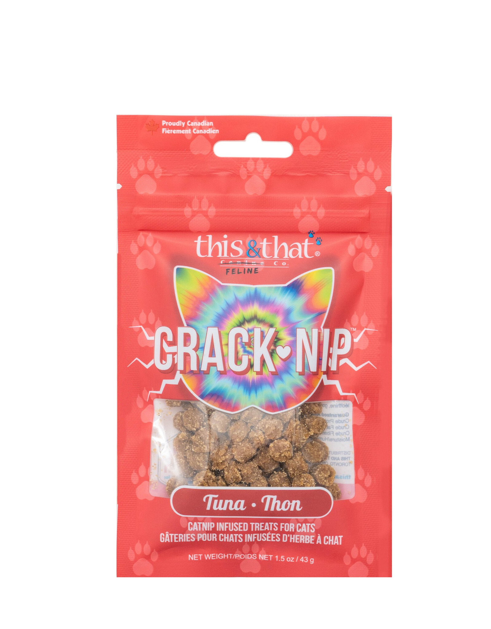 This & That Crack-Nip Cat Treats - Tuna - 1.5 oz