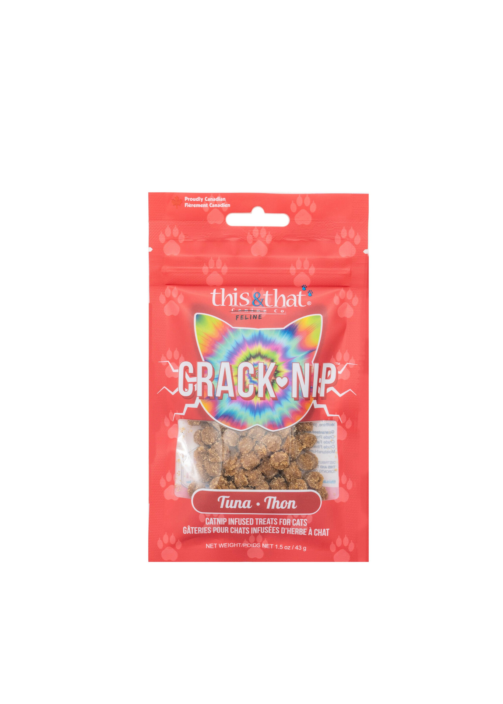 This & That Crack-Nip Cat Treats - Tuna - 1.5 oz