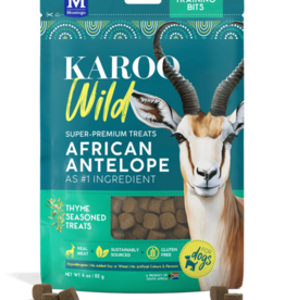 Karoo Karoo Wild African Antelope Dog Treats - Thyme Training Bits - 4 oz