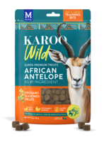 Karoo Karoo Wild African Antelope Dog Treats - Oregano Training Bits - 4 oz
