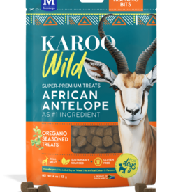 Karoo Karoo Wild African Antelope Dog Treats - Oregano Training Bits - 4 oz