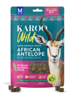 Karoo Karoo Wild African Antelope Dog Treats - Rosemary Training Bits - 4 oz