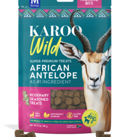 Karoo Karoo Wild African Antelope Dog Treats - Rosemary Training Bits - 4 oz