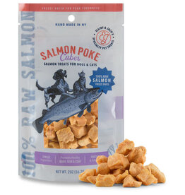 Elliott & Jack's River Street Pet Treats Elliott & Jack's Dog/Cat Treats - Salmon Poke Cubes - 2 oz.