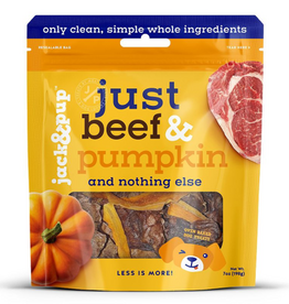 Jack & Pup Just Beef & Pumpkin Dog Treats - 7 oz.