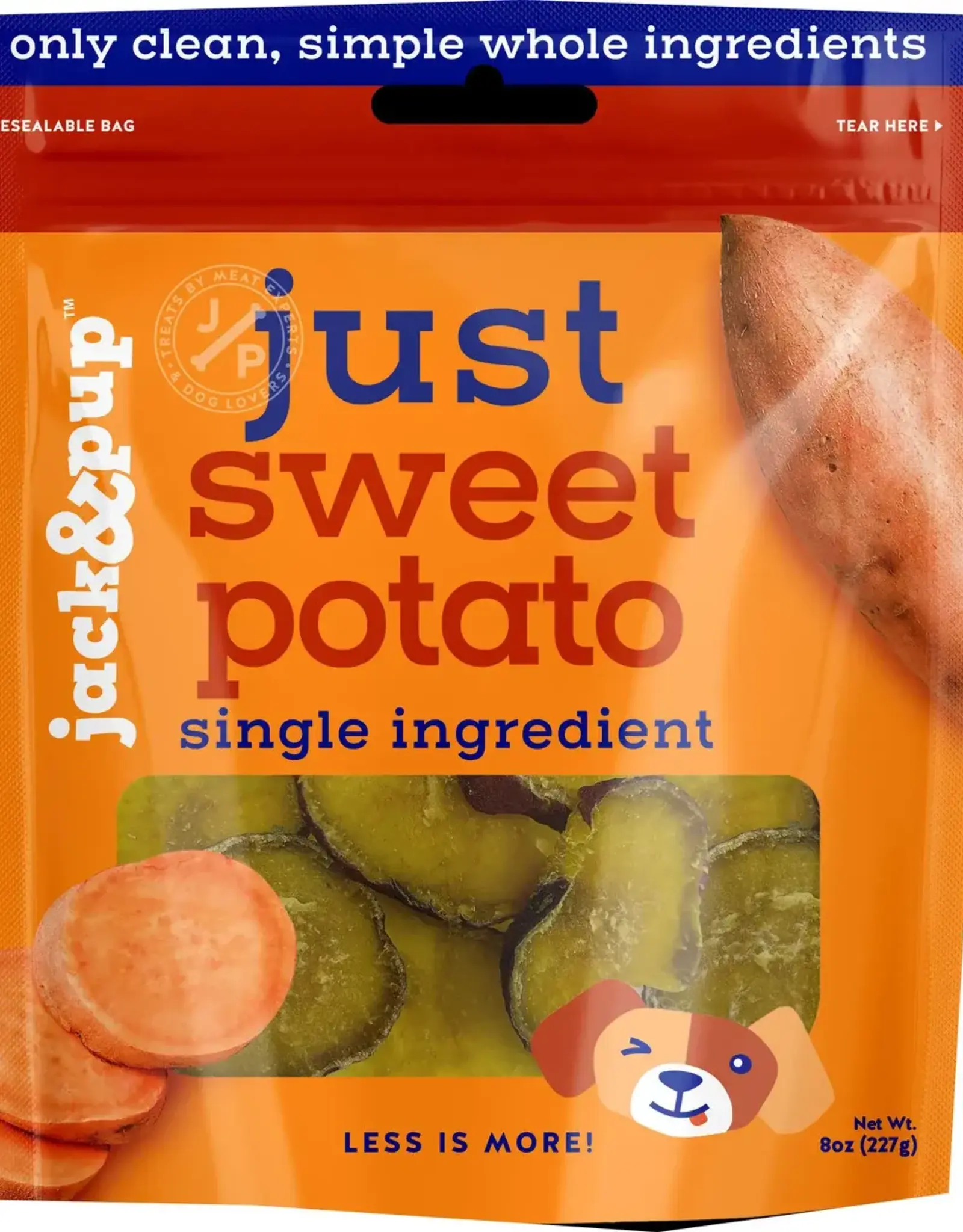Jack & Pup Just Sweet Potato Dog Treats - 8 oz.