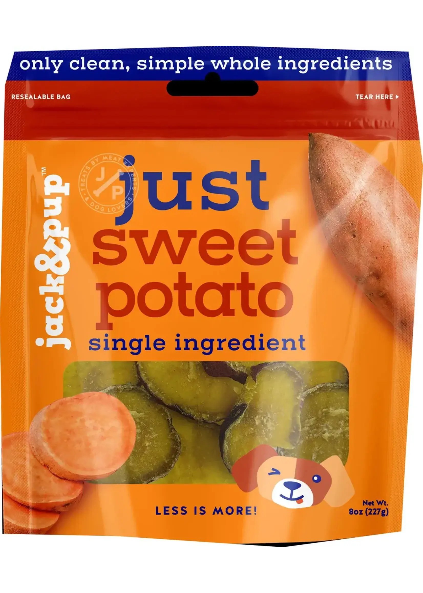 Jack & Pup Just Sweet Potato Dog Treats - 8 oz.
