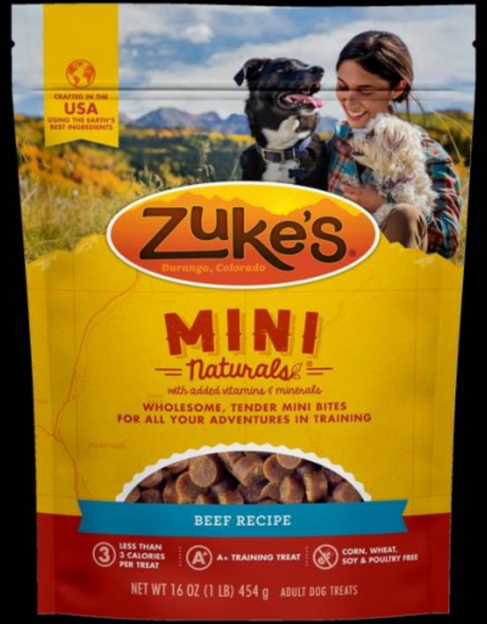 Zuke's Zuke's Mini Naturals Soft Dog Training Treats - Beef - 16 oz.