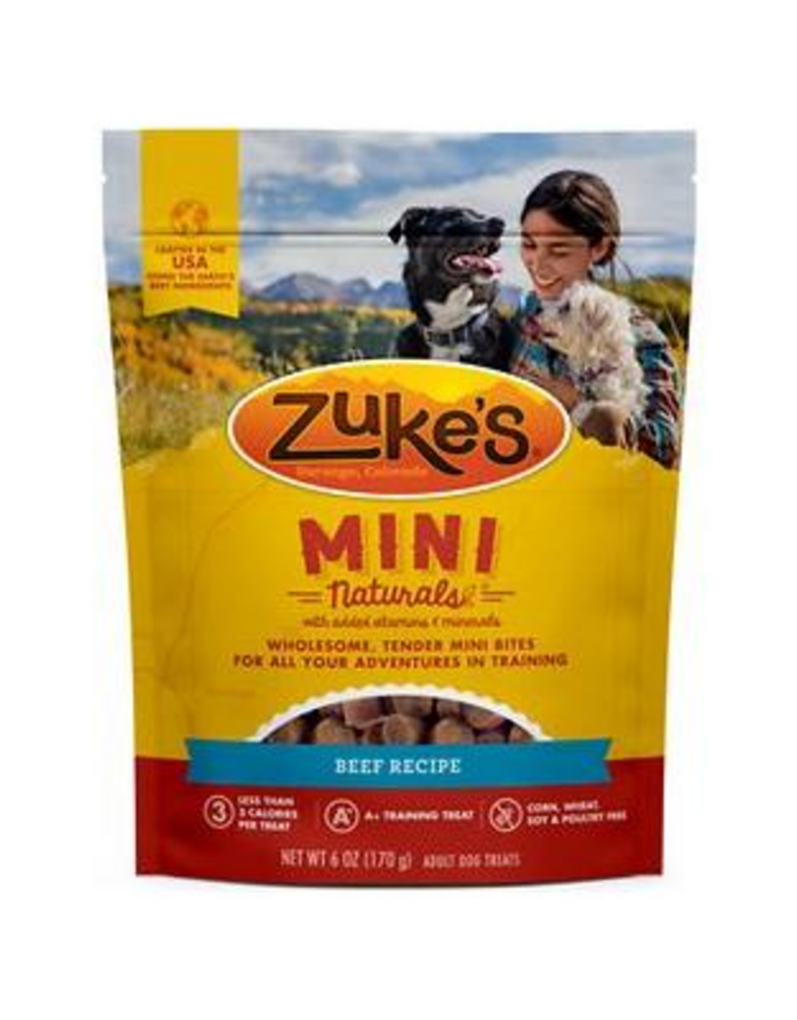 Zuke's Zuke's Mini Naturals Soft Dog Training Treats - Beef - 6 oz.