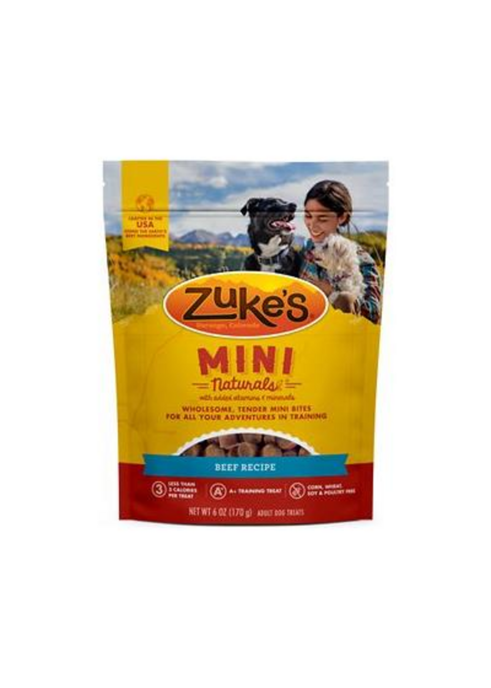 Zuke's Zuke's Mini Naturals Soft Dog Training Treats - Beef - 6 oz.