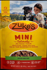 Zuke's Zuke's Mini Naturals Soft Dog Training Treats - Duck - 16 oz.