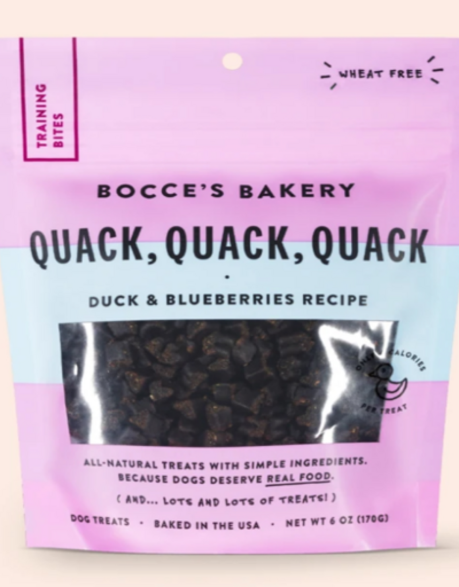 Bocce's Bakery Bocce's Bakery Dog Training Bites QUACK QUACK 6 oz
