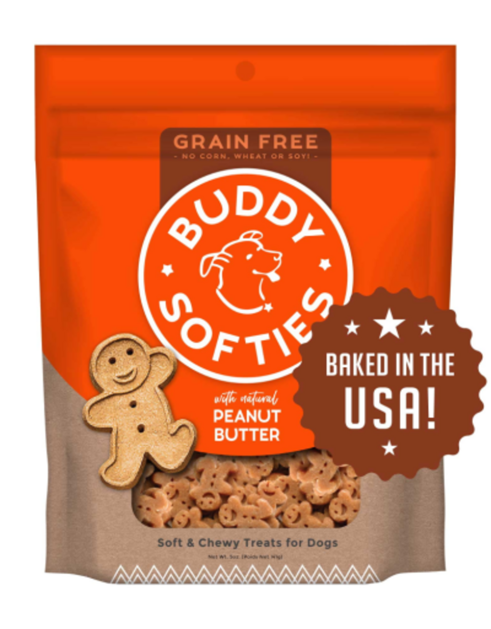 Buddy Biscuits Cloud Star Buddy Biscuits Soft & Chewy Dog Treats Peanut Butter - 5 oz