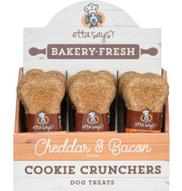 Etta Says! Etta Says Cheddar & Bacon Cookie Crunchers Dog Treat - 5 in, 1 oz