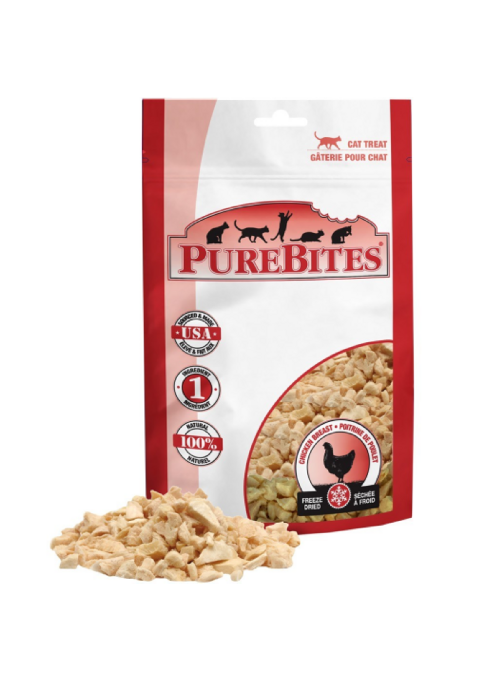 PureBites Chicken Breast Freeze-Dried Cat Treats - 1.09 Oz